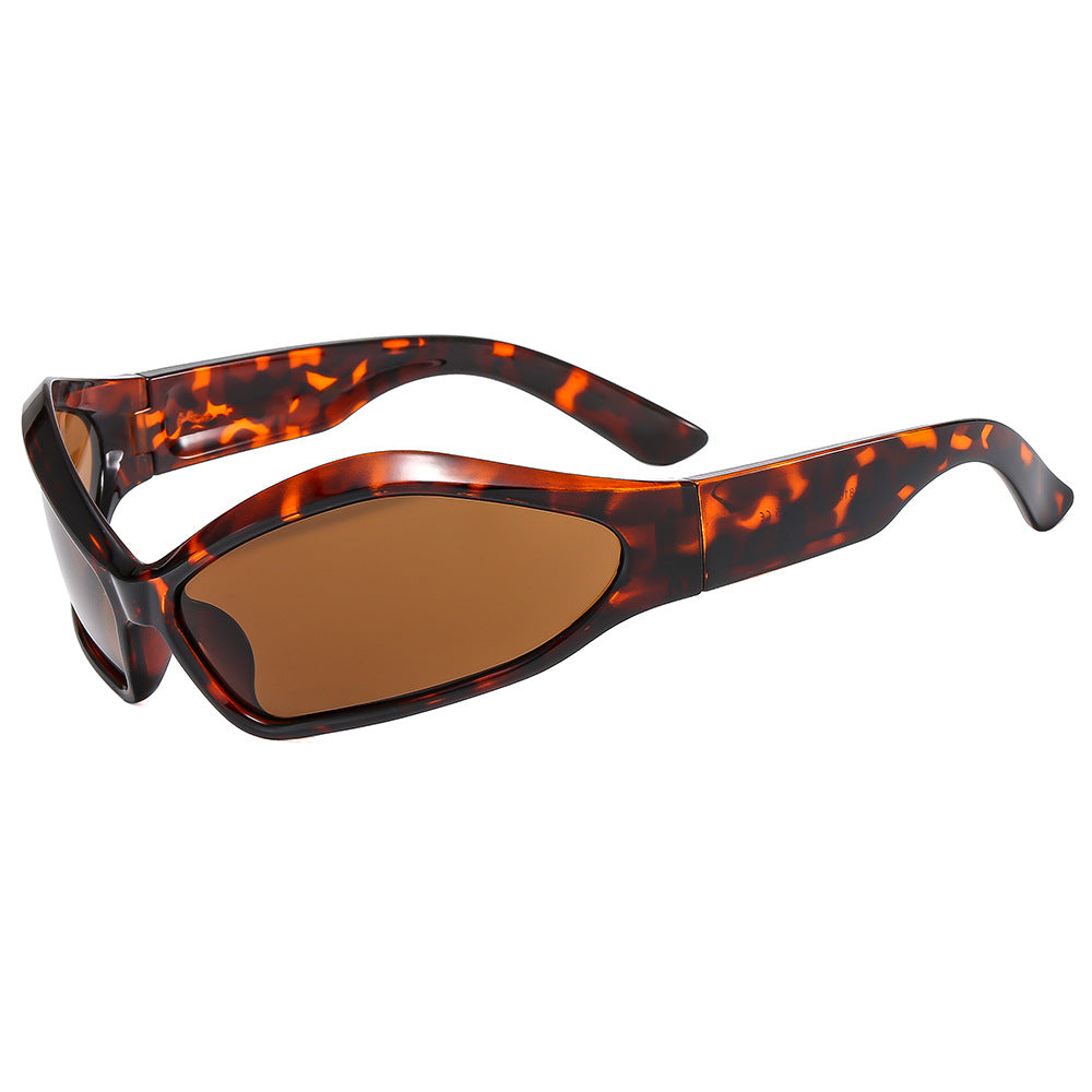 Wholesale Y2K Personalized Oval Color Matching PC Sunglasses